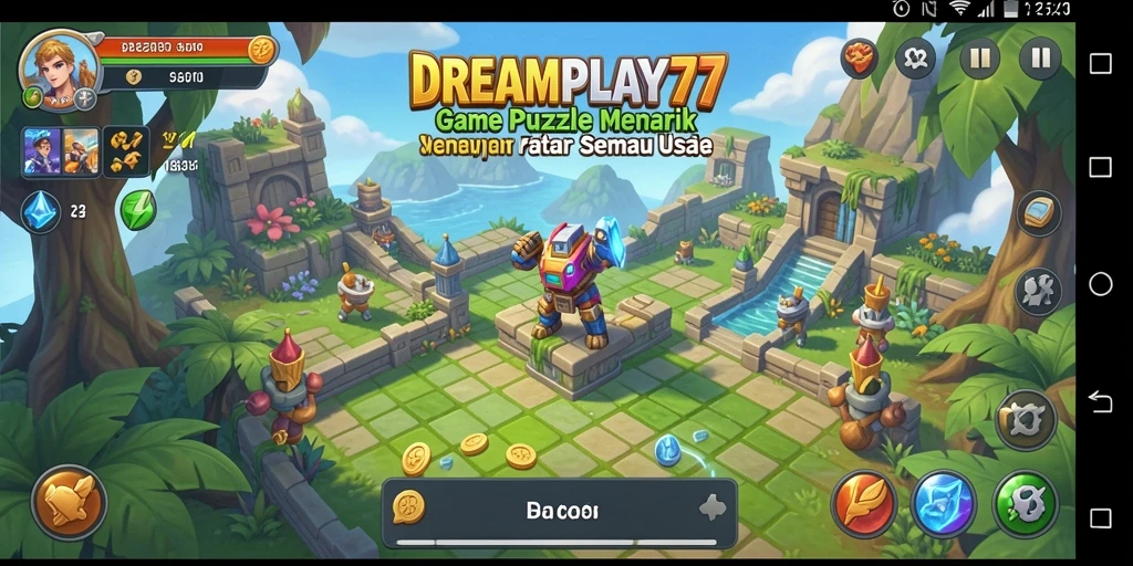 Gameplay seru puzzle di DREAMPLAY77 dengan tantangan menarik.