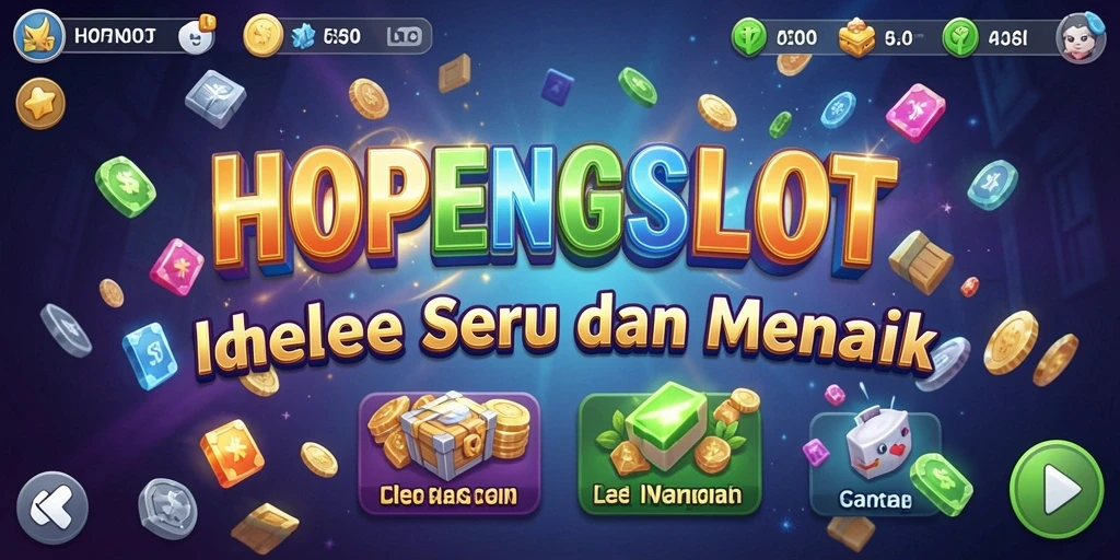 Tampilan menarik dari gameplay HOPENGSLOT yang penuh warna.