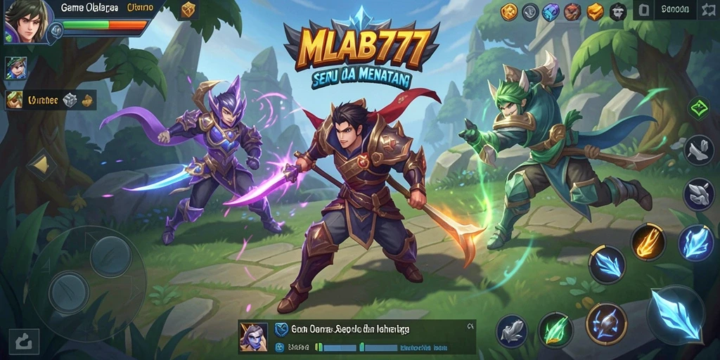 Screenshot gameplay <strong>MLBB777</strong> menampilkan aksi olahraga yang seru.