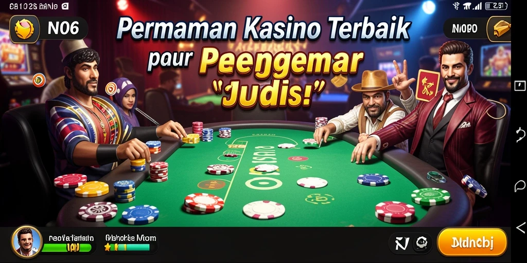 Tampilan menarik dari gameplay Kasino N06 yang mendebarkan.
