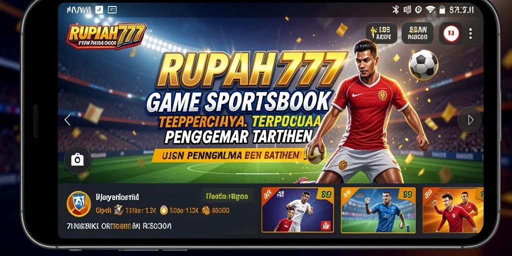 Tampilan antarmuka RUPIAH777 yang menarik dan intuitif untuk taruhan olahraga.