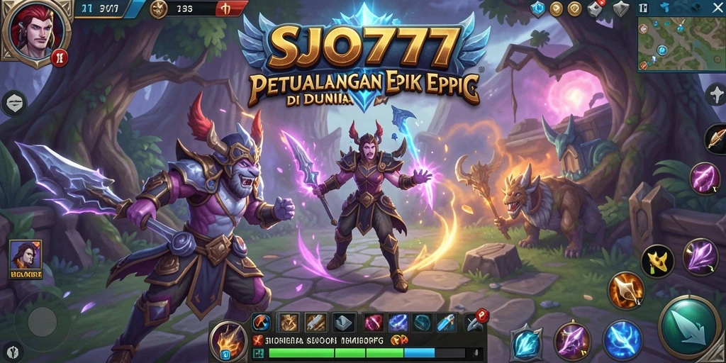 Tampilan menarik dari gameplay SJO777 dalam dunia MMORPG.