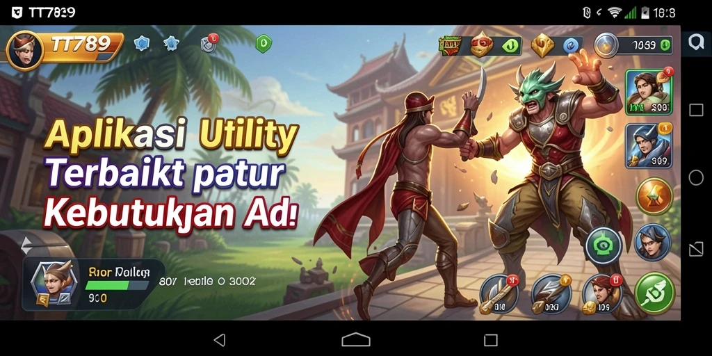 Tampilan antarmuka aplikatif TT789 yang sederhana dan intuitif.