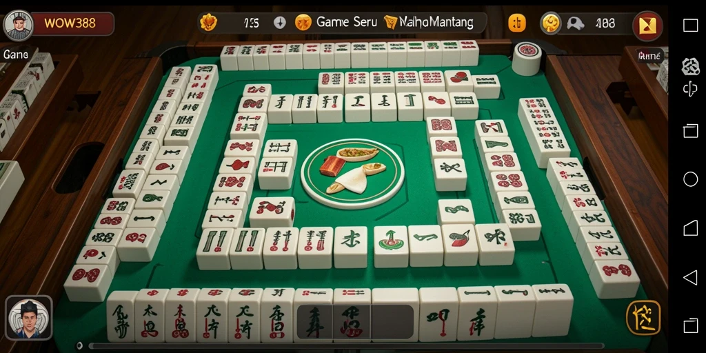 Gameplay Mahjong yang seru dan interaktif di WOW388.